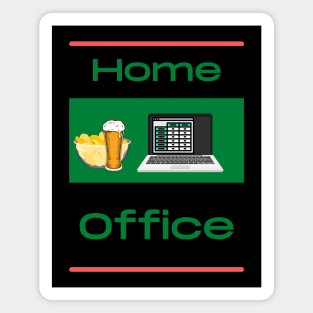 home office - working from home Magnet